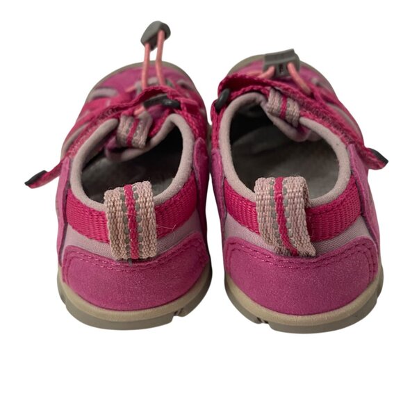 Keen Newport H2 Sandals Pink Washable Hook & Loop Fisheman Little Kids size 8 US - Picture 2 of 8